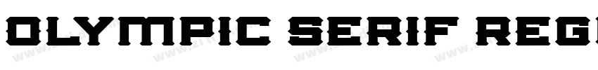 Olympic Serif Regula字体转换